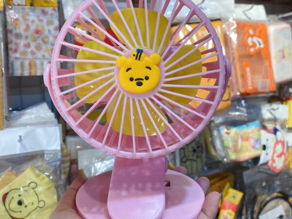 Quạt sạc gấu Pooh